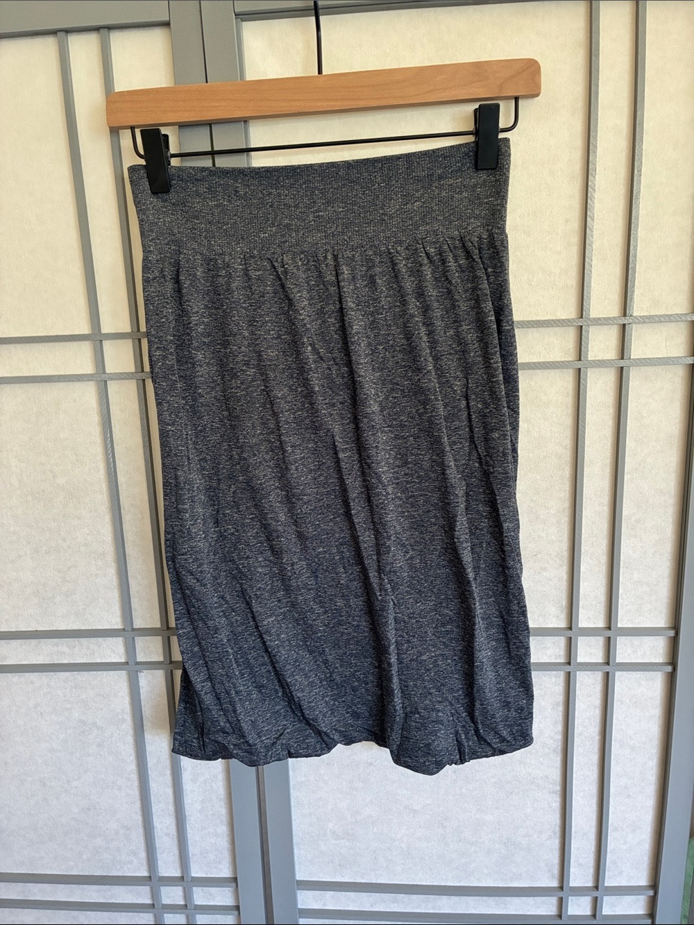 Lululemon Boulevard Bliss bubble skirt gray heather